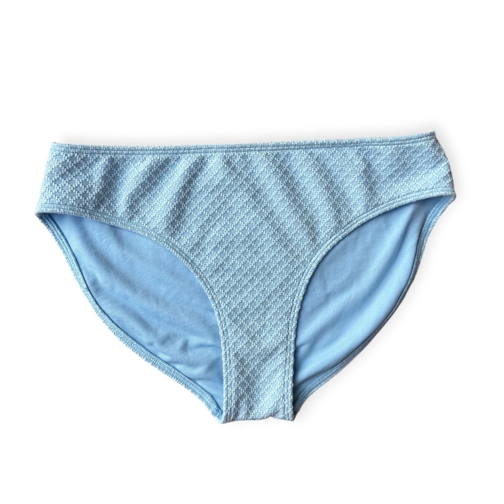 Abercrombie Kids Girls Light Blue Textured Lace Trim Bikini Set Size 15/16 - Picture 7 of 8
